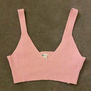 Billabong cropped sweater tank size medium